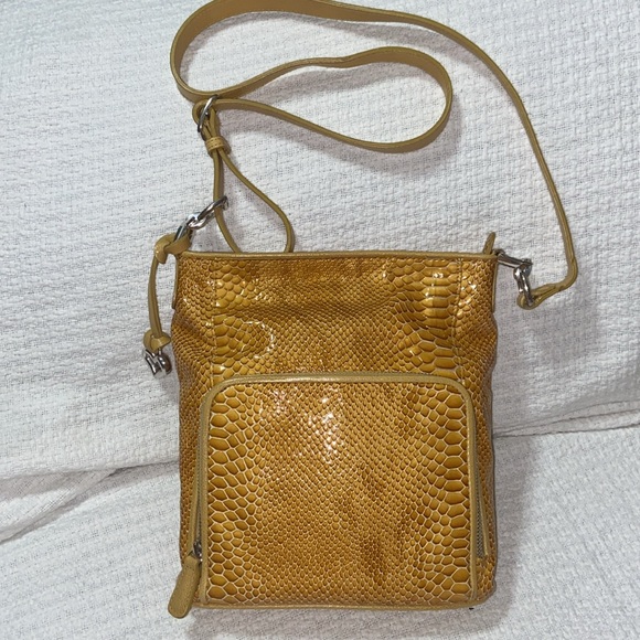 Like new Brighton Snake-Embossed Crossbody Bag - Picture 2 of 15